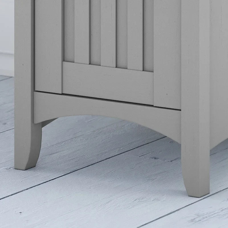 Bureau en L Bush Furniture Salinas avec rangement, gris Cape Cod