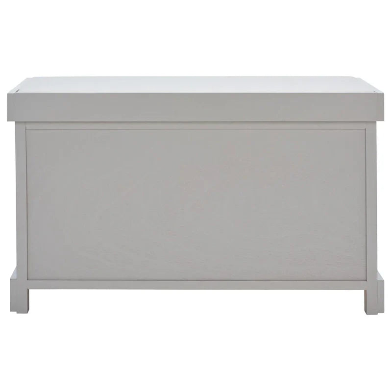 SAFAVIEH Euphemia Banc de rangement tressé marron - 33,5 x 16,1 x 19,9 - 34Lx16Px20H