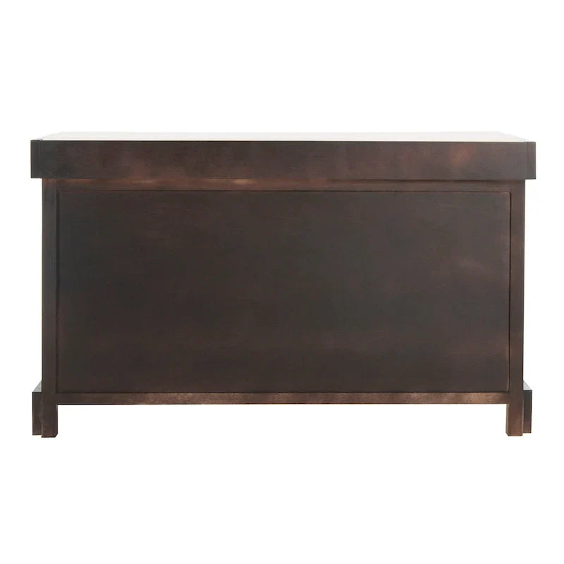 SAFAVIEH Euphemia Banc de rangement tressé marron - 33,5 x 16,1 x 19,9 - 34Lx16Px20H