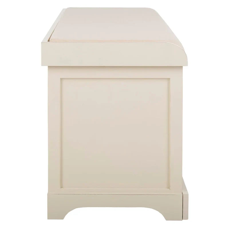 SAFAVIEH Eola Banc de rangement gris/blanc - 47 x 16,1 x 19,9 - 47Wx16Px20H