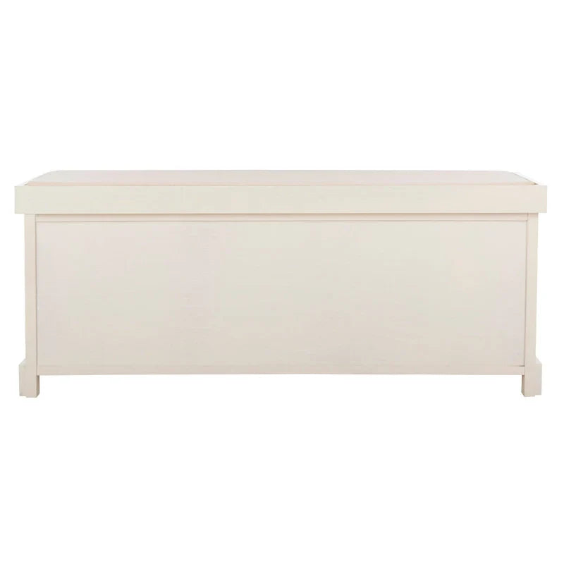 SAFAVIEH Eola Banc de rangement gris/blanc - 47 x 16,1 x 19,9 - 47Wx16Px20H