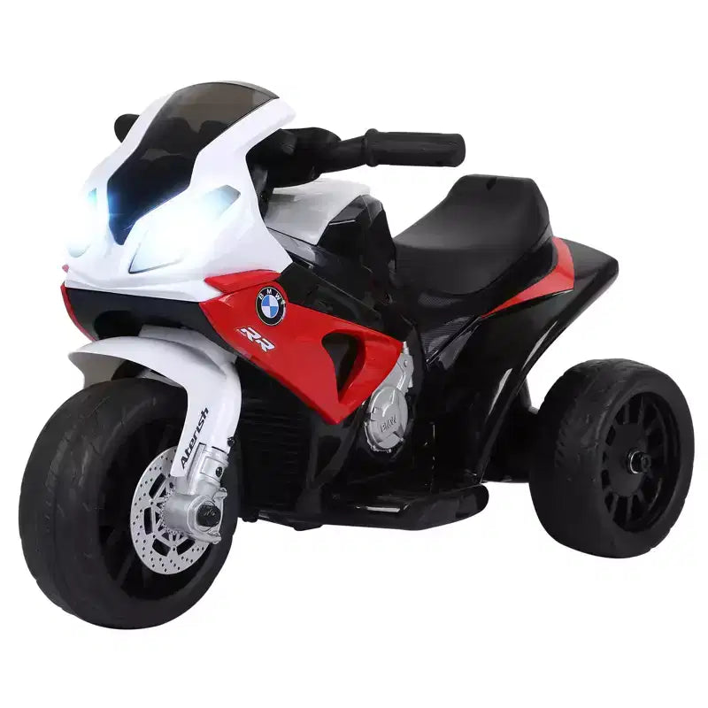 Moto électrique 6 V Aosom pour enfants sous licence BMW, moto pour tout-petits avec phares, musique, moto électrique à 3 roues pour enfants, cadeau pour garçons et filles