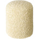 Pouf Mohave Shaggy Boucle 46 cm en polyester