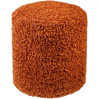 Pouf Mohave Shaggy Boucle 46 cm en polyester
