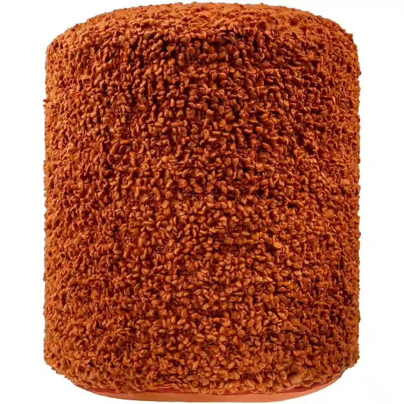 Pouf Mohave Shaggy Boucle 46 cm en polyester