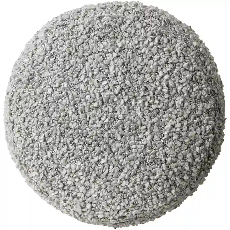 Pouf Mohave Shaggy Boucle 46 cm en polyester