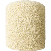Pouf Mohave Shaggy Boucle 46 cm en polyester