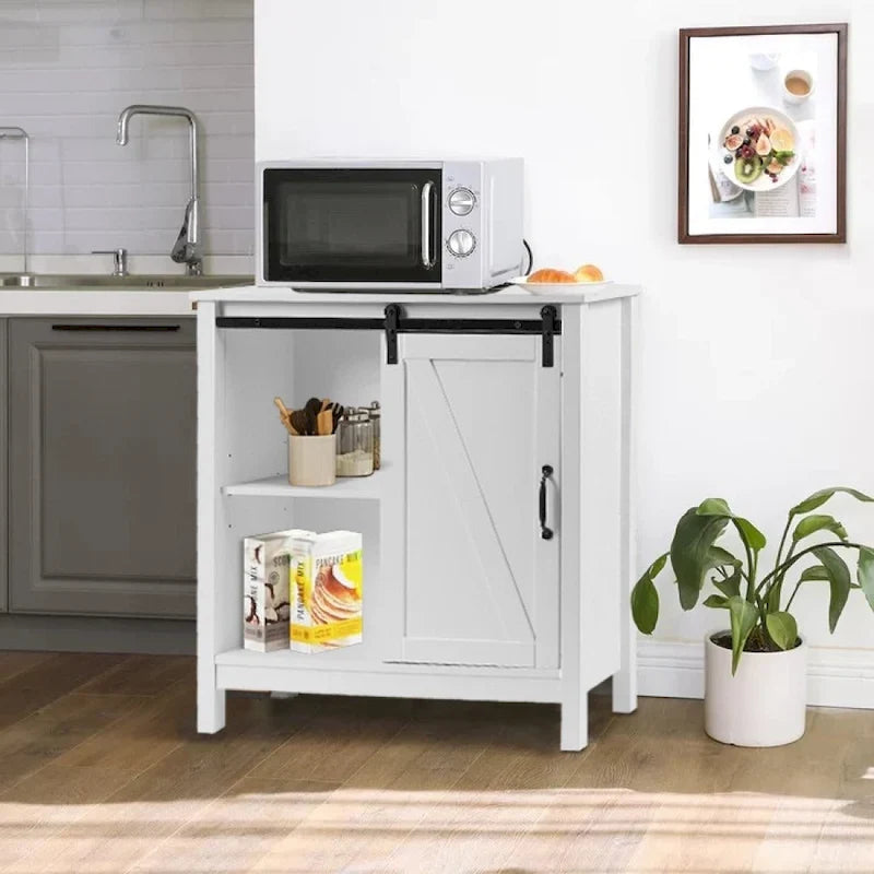 Meuble de rangement de salle de bain en bois MDF blanc style ferme
