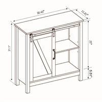 Meuble de rangement de salle de bain en bois MDF blanc style ferme