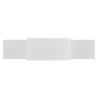 Cheminée électrique à LED télécommandée SEI Furniture avec manteau en pierre blanche et rangement
