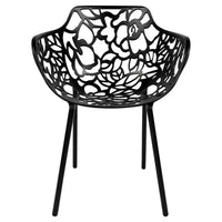 LeisureMod Devon Ensemble bistro extérieur 3 pièces en aluminium – Table de salle à manger avec plateau en verre et 2 chaises empilables en maille tout temps