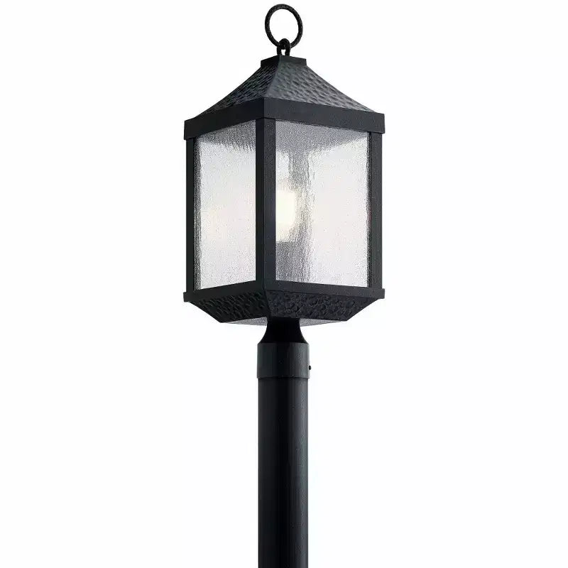 Springfield 1 Lumière Lampadaire Noir Vieilli