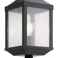 Springfield 1 Lumière Lampadaire Noir Vieilli