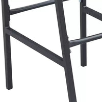 Outsunny Ensemble bistrot 3 pièces hauteur bar pour 2, Table de pub de patio ronde 2 chaises de bar au design confortable et construction durable