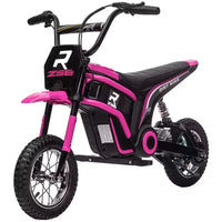 Moto tout-terrain électrique Aosom avec poignée d'accélérateur tournante, moto électrique 24V 350W jusqu'à 24 km/h avec avertisseur sonore musical, suspension arrière, pour 13 ans et plus