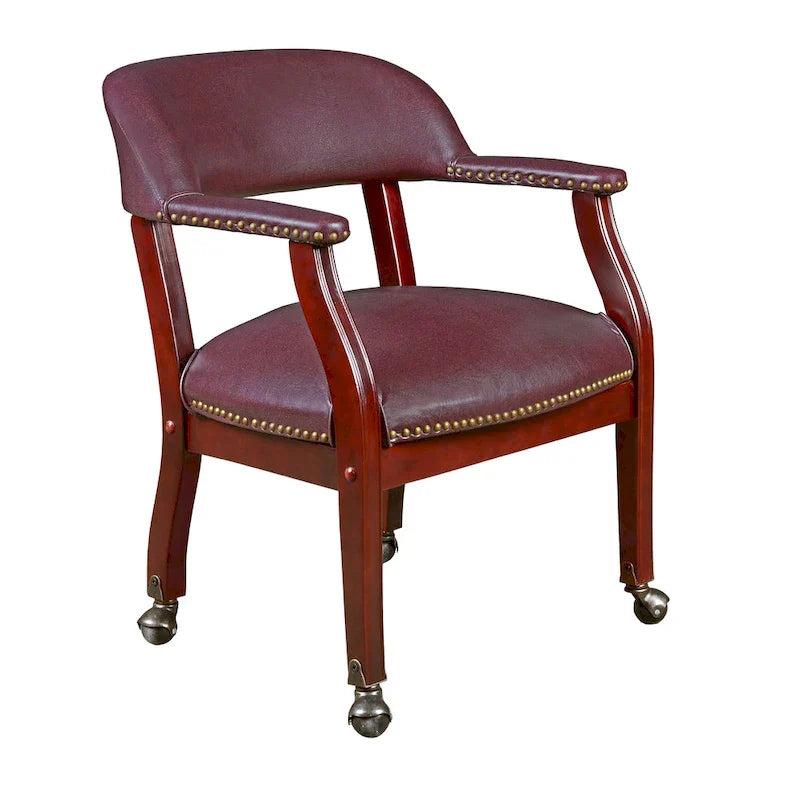 Chaise de capitaine Irving à roulettes - Bourgogne