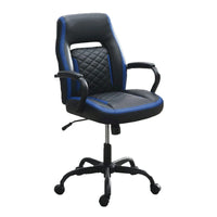 Chaise de bureau rembourrée avec accoudoirs rembourrés