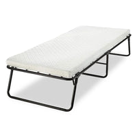Onetan, lit pliant 14 avec matelas luxueux en mousse à mémoire de forme, lit d'appoint portable