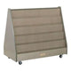 ECR4Kids Double-Sided Wooden Mobile Book Display and Storage, Montessori Furniture