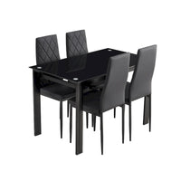 Ensemble de salle à manger 5 pièces, table et chaises de salle à manger