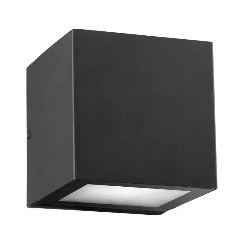 Quorum Lighting Ion Applique murale LED d'extérieur, 1 lumière, aluminium, finition Noir