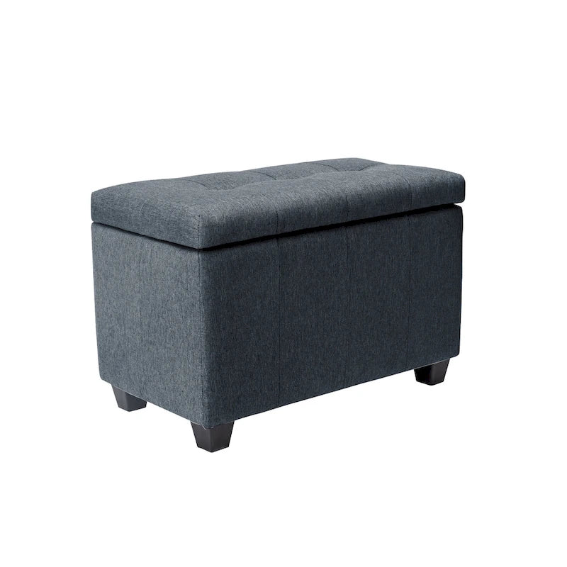 Porthos Home Vivi banc de rangement en tissu à dessus basculant