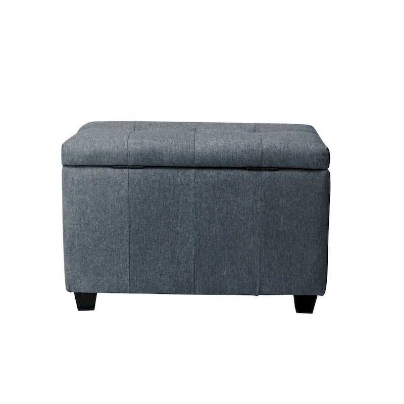 Porthos Home Vivi banc de rangement en tissu à dessus basculant