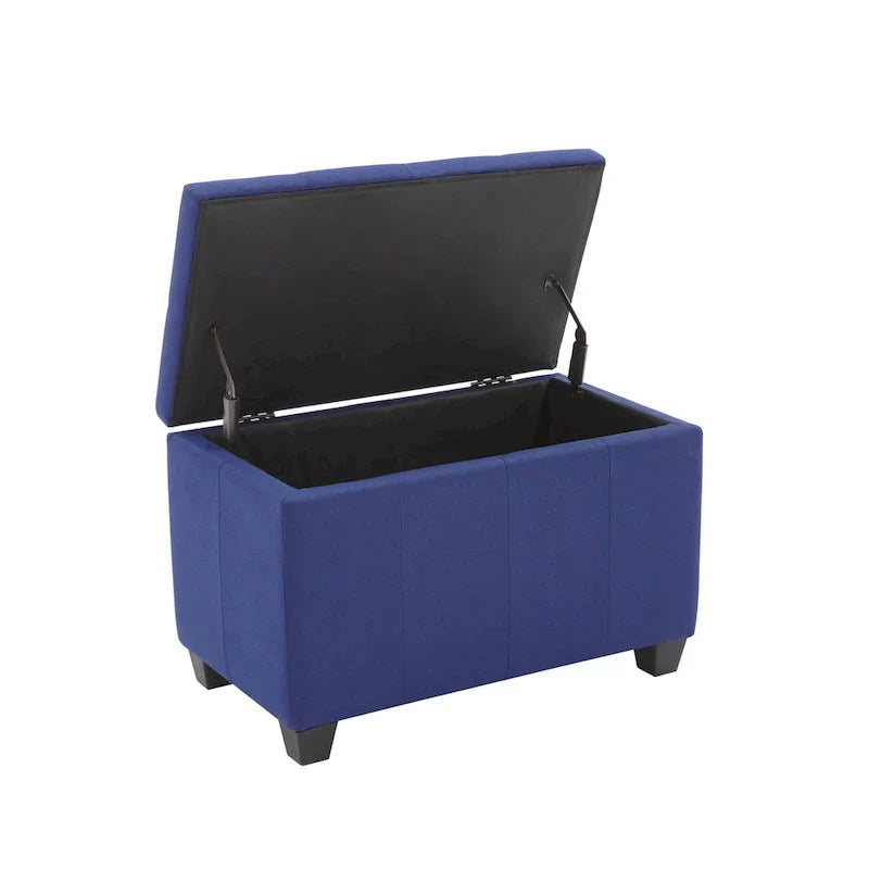 Porthos Home Vivi banc de rangement en tissu à dessus basculant