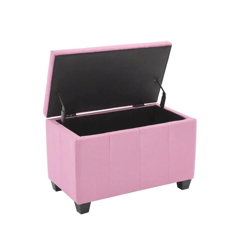 Porthos Home Vivi banc de rangement en tissu à dessus basculant