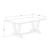 Ensemble de cuisine East West Furniture - une table à manger et des chaises en tissu de lin crème, blanc lin (options de pièces)