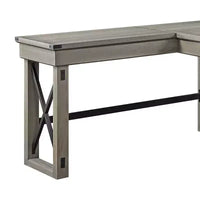 Bureau Talmar 170 cm avec base en bois et tiroir classeur - Acme Furniture