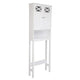 Meuble de toilette à double porte 68 pouces FCH, blanc