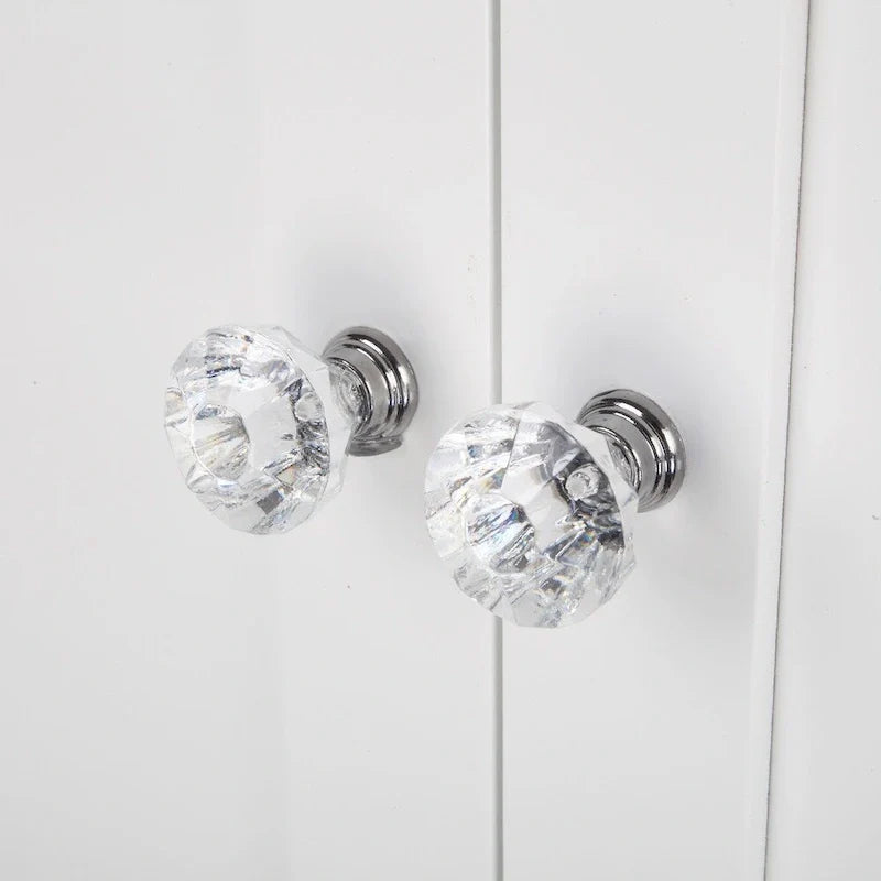 Meuble de toilette à double porte 68 pouces FCH, blanc