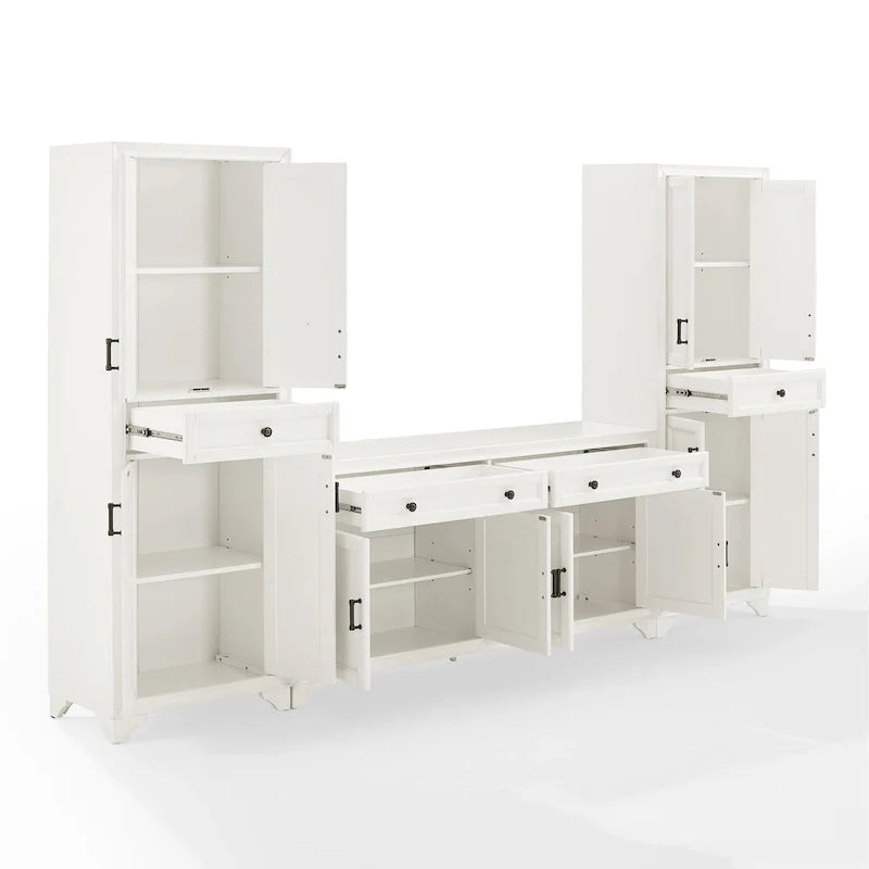 Ensemble buffet et garde-manger 3 pièces Tara de Crosley - 15x108.5x67.75