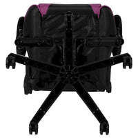Chaise ergonomique de gaming racing avec dossier entièrement inclinable en LeatherSoft rouge