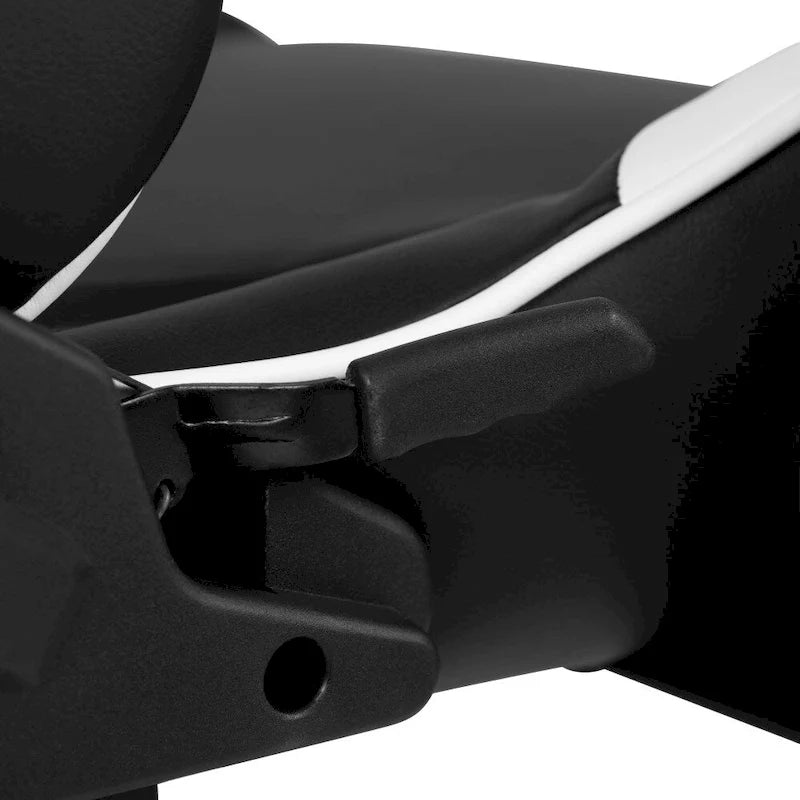 Chaise ergonomique de gaming racing avec dossier entièrement inclinable en LeatherSoft rouge