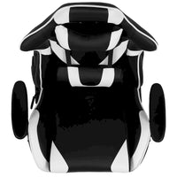 Chaise ergonomique de gaming racing avec dossier entièrement inclinable en LeatherSoft rouge