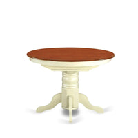 Table de cuisine moderne East West Furniture Kenley - plateau de table à manger ovale avec rallonge papillon et base à piédestal (options de finition)