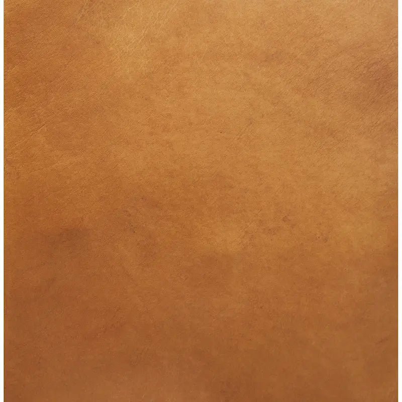 Canapé Ricciardo en cuir véritable couleur cognac - 86,6L x 38,6l x 26,4H