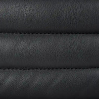 Canapé Ricciardo en cuir véritable couleur cognac - 86,6L x 38,6l x 26,4H