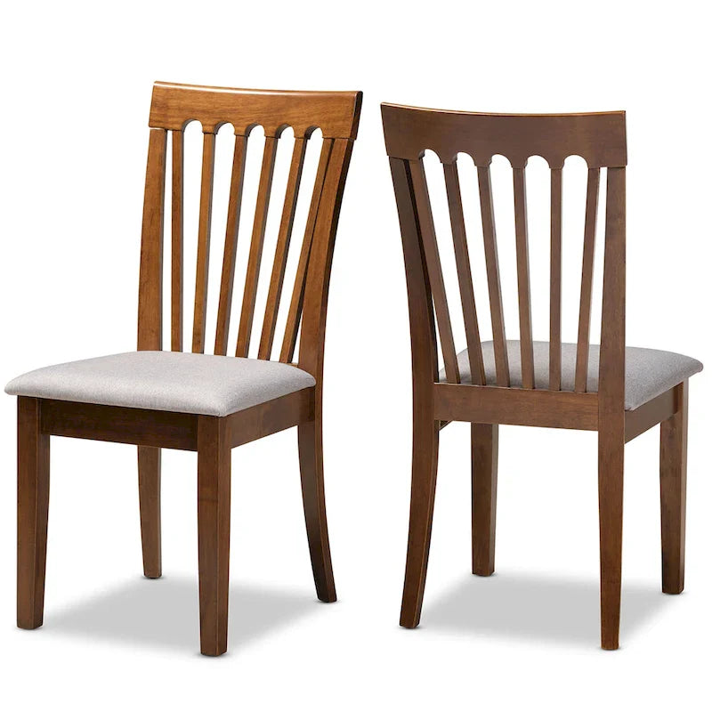 Minette : Ensemble de 2 chaises de salle à manger modernes et contemporaines