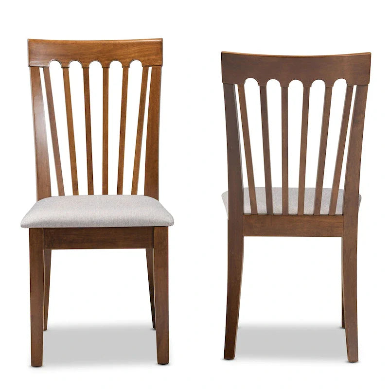 Minette : Ensemble de 2 chaises de salle à manger modernes et contemporaines