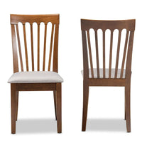 Minette : Ensemble de 2 chaises de salle à manger modernes et contemporaines