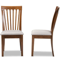 Minette : Ensemble de 2 chaises de salle à manger modernes et contemporaines