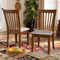 Minette : Ensemble de 2 chaises de salle à manger modernes et contemporaines