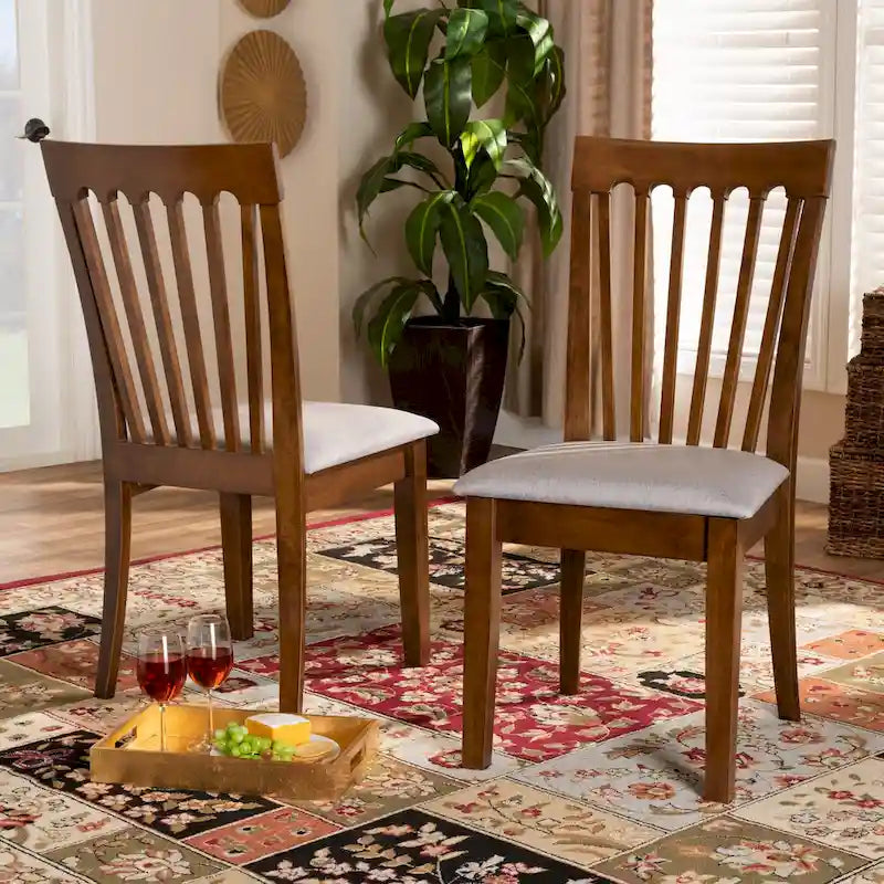 Minette : Ensemble de 2 chaises de salle à manger modernes et contemporaines
