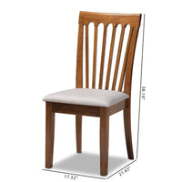 Minette : Ensemble de 2 chaises de salle à manger modernes et contemporaines