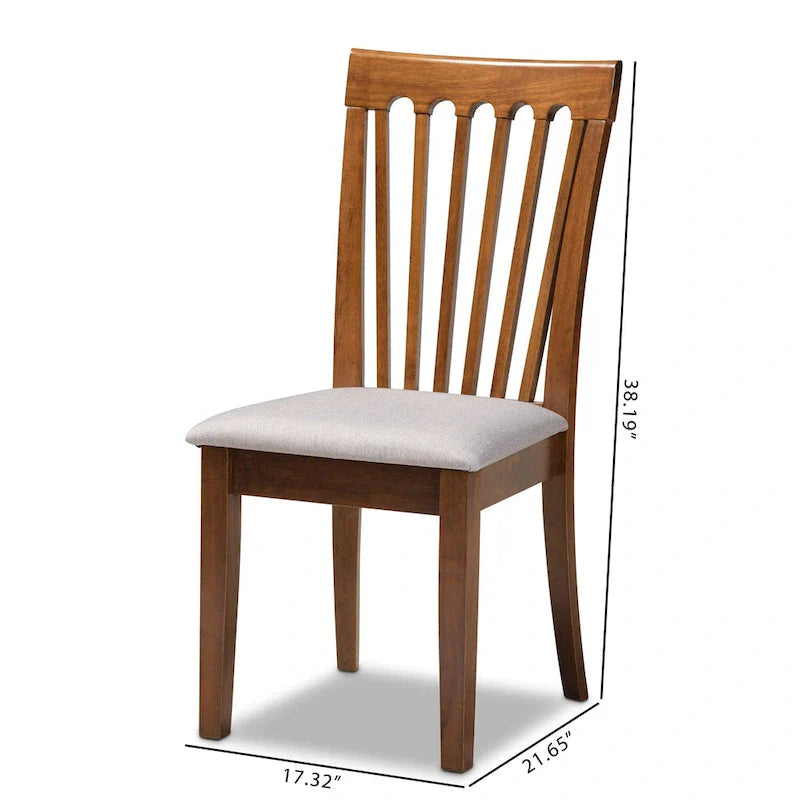 Minette : Ensemble de 2 chaises de salle à manger modernes et contemporaines