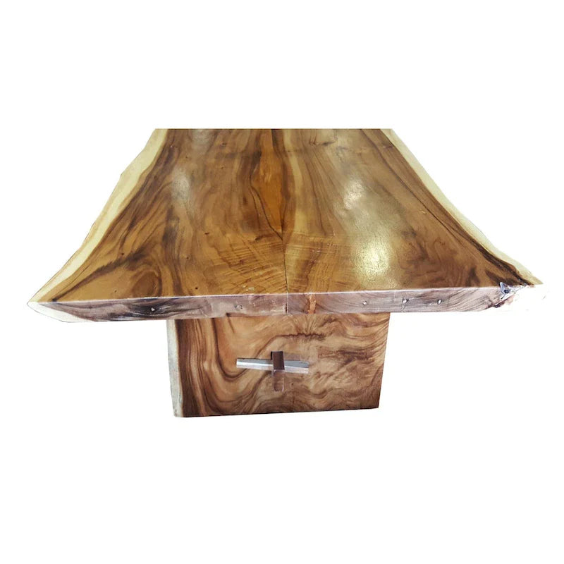 Table à manger unique Chic Teak en suar à bord vif - 71 pouces de long (table uniquement)