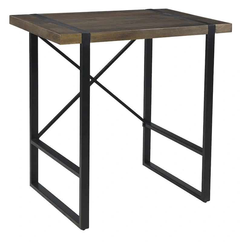 Bureau debout en manguier et métal Josie 36W